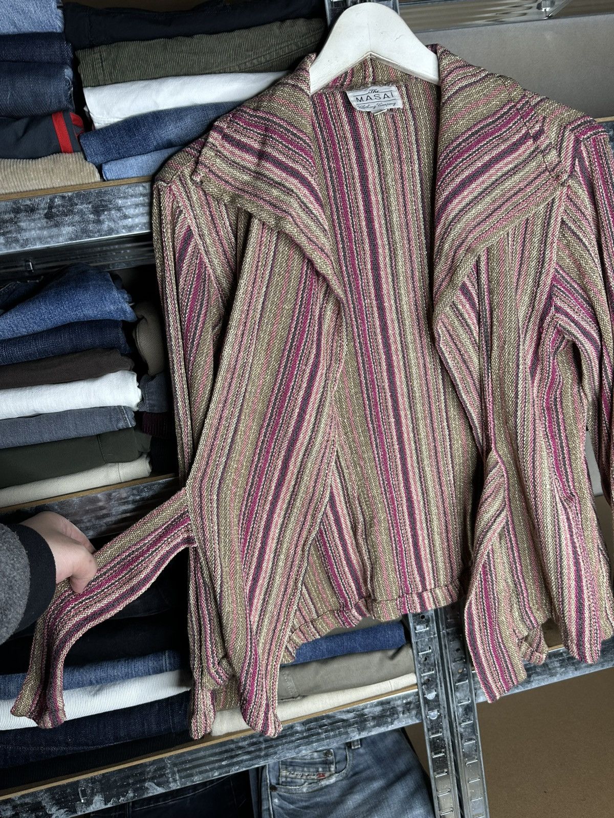 Other Masai Clothing Company Wrap Jacket Cardigan Striped Size M Size M / US 6-8 / IT 42-44 - 4 Thumbnail
