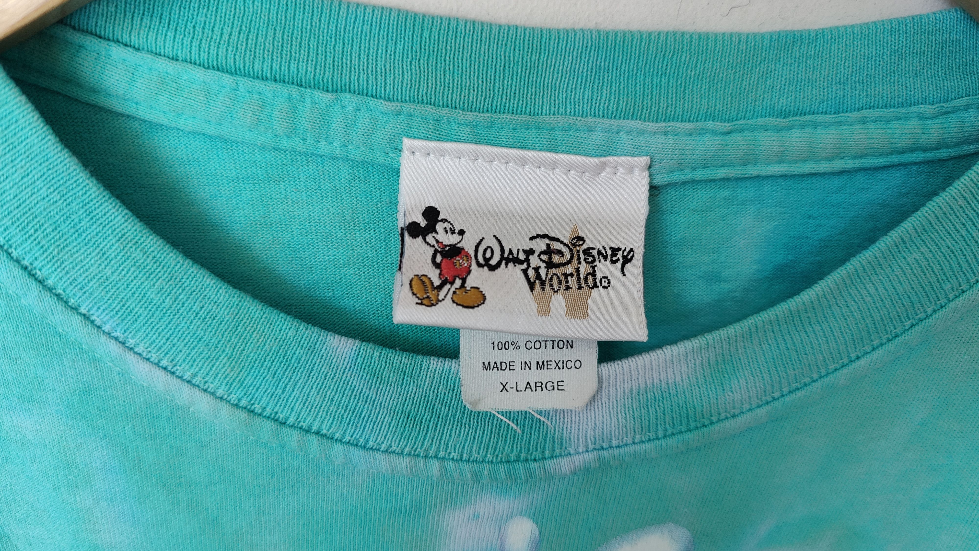 Disney Mickey Mouse Splash Mountain 90s Vintage Big Print tshirt Size US XL / EU 56 / 4 - 2 Thumbnail