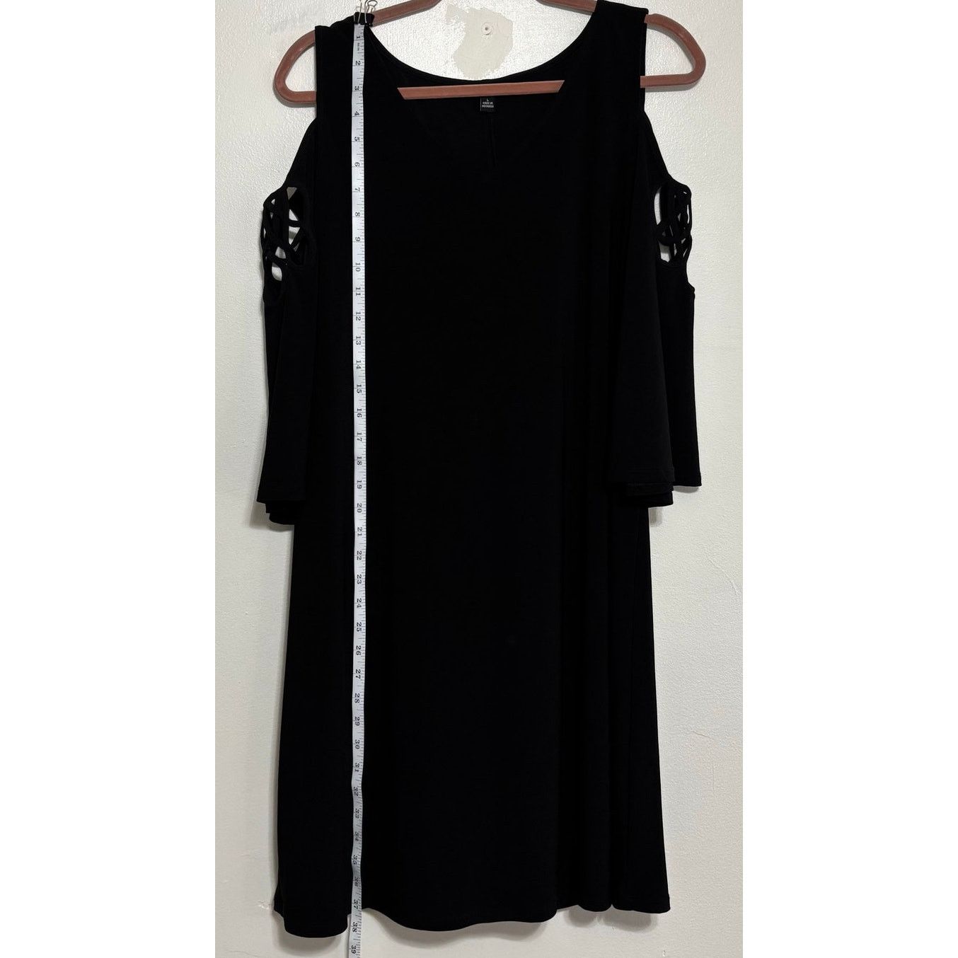 Other MSK Black Cold Shoulder Cocktail Dress Size Large Size L / US 10 / IT 46 - 3 Thumbnail