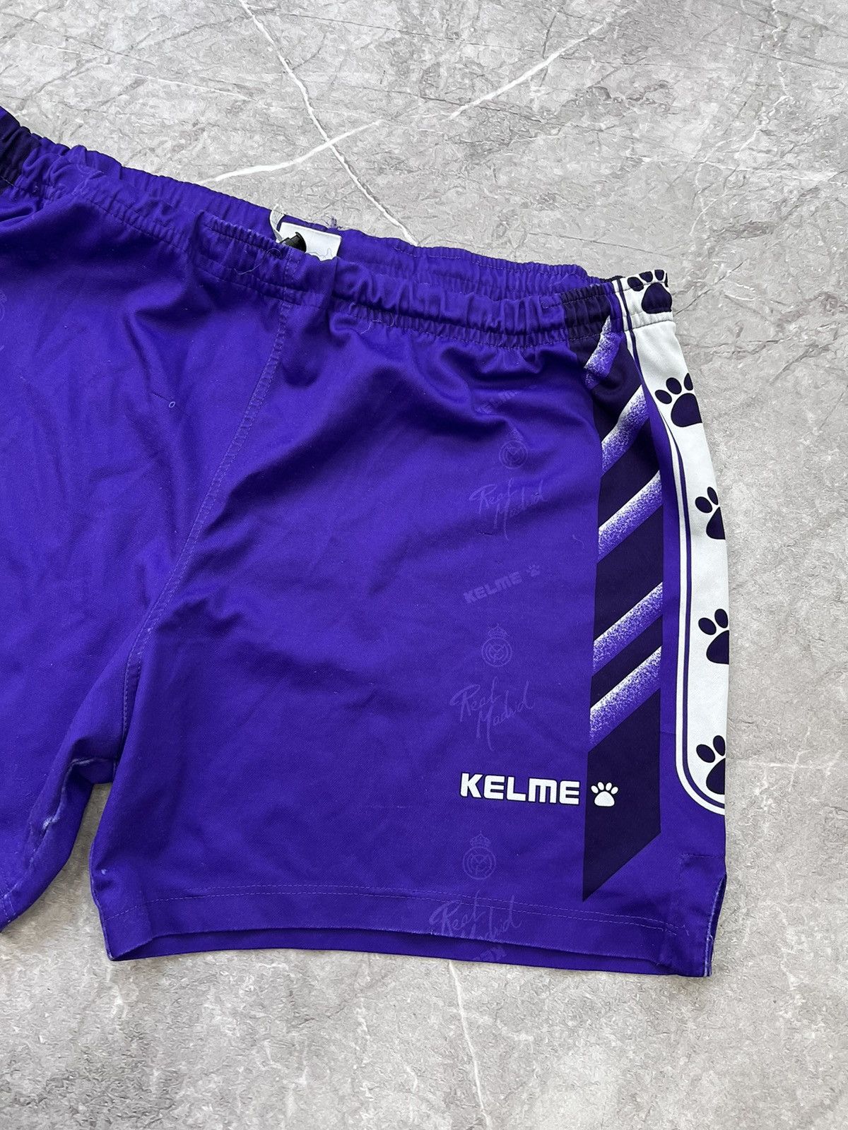 Adidas × Vintage Vintage 90s FC Real Madrid shorts blokcore y2k drill kelme Size US 32 / EU 48 - 3 Thumbnail