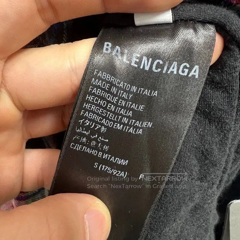 Balenciaga Balenciaga 23SS Flannel Plaid Cotton Coat. Size US S / EU 44-46 / 1 - 5 Thumbnail