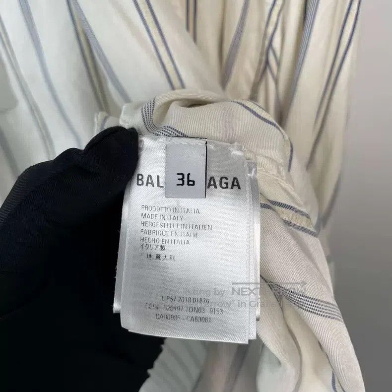 Balenciaga Balenciaga Striped Shirt Size XS / US 0-2 / IT 36-38 - 3 Thumbnail