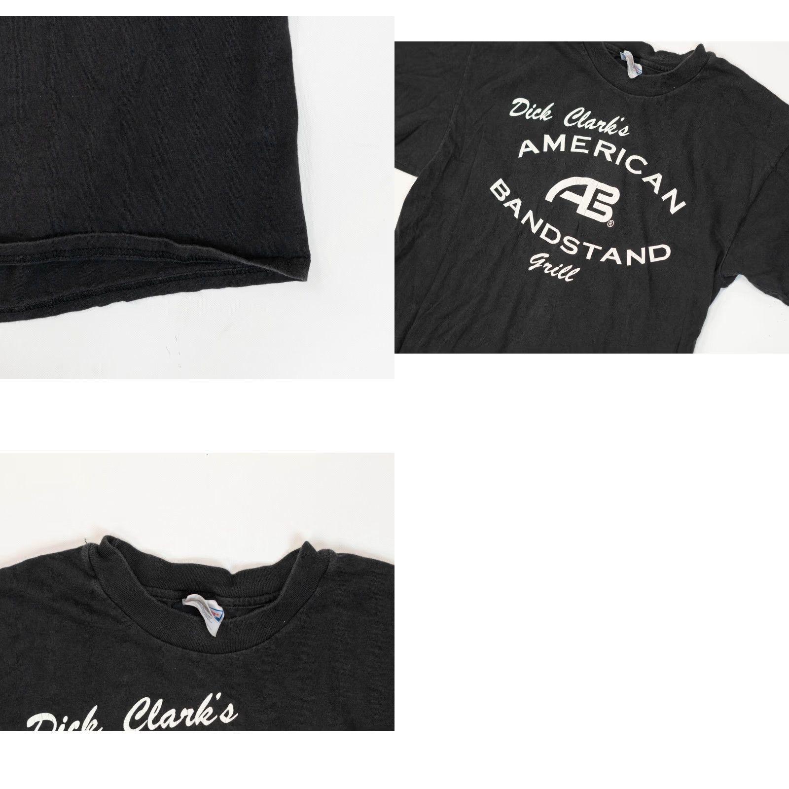 Hanes VINTAGE Hanes Beefy-T T-Shirt Men XL 90s Dick Clark Band Tee Black Faded Grunge USA 1990s Size US XL / EU 56 / 4 - 9 Thumbnail