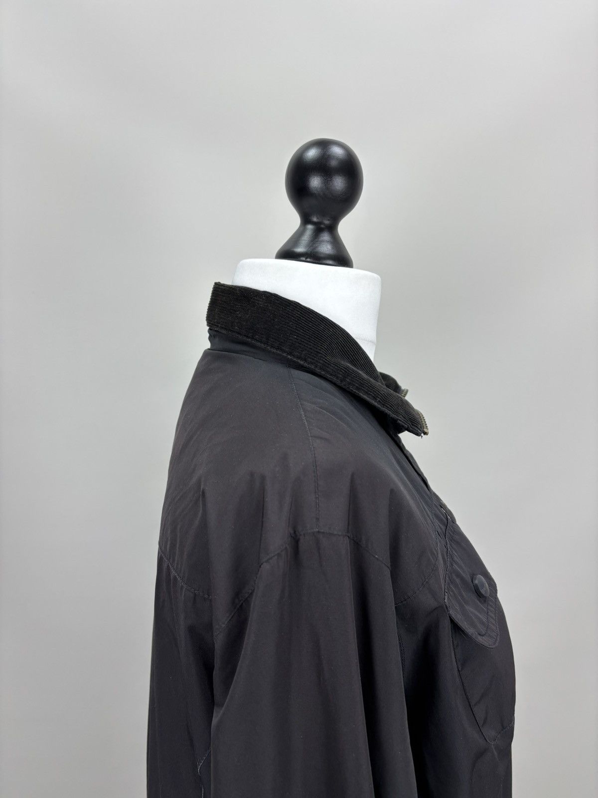 Barbour Womens jacket Barbour Featherweight Size 12 Color Black Size XL / US 12-14 / IT 48-50 - 6 Thumbnail