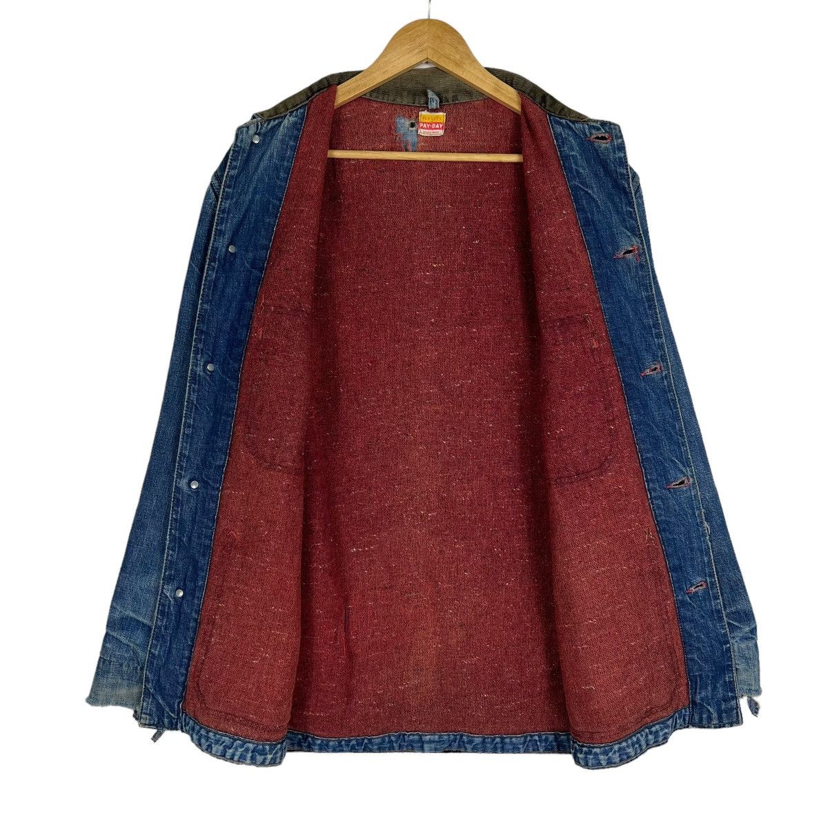 JCPenney 🔥 TRUE VINTAGE 1950s PAY DAY PENNY'S BLANKET CHORE JACKET Size US M / EU 48-50 / 2 - 3 Thumbnail