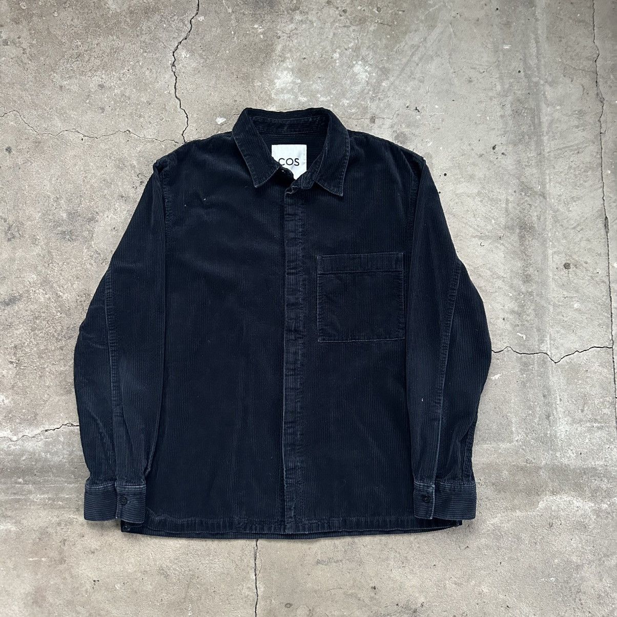 Cos COS Corduroy Overshirt Jacket Navy Blue Size US M / EU 48-50 / 2 - 3 Thumbnail