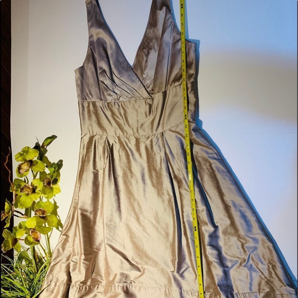 Other Dessy Collection BN Silk taupe dress size 12 Size XL / US 12-14 / IT 48-50 - 5 Thumbnail