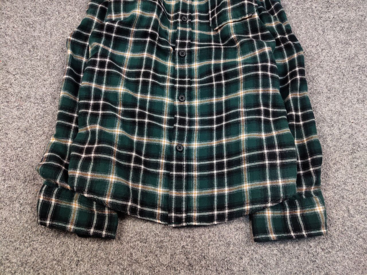 Flannel Vintage 90's Flannel Checkered Dark Shirt Travis Scott Style Size US M / EU 48-50 / 2 - 7 Thumbnail