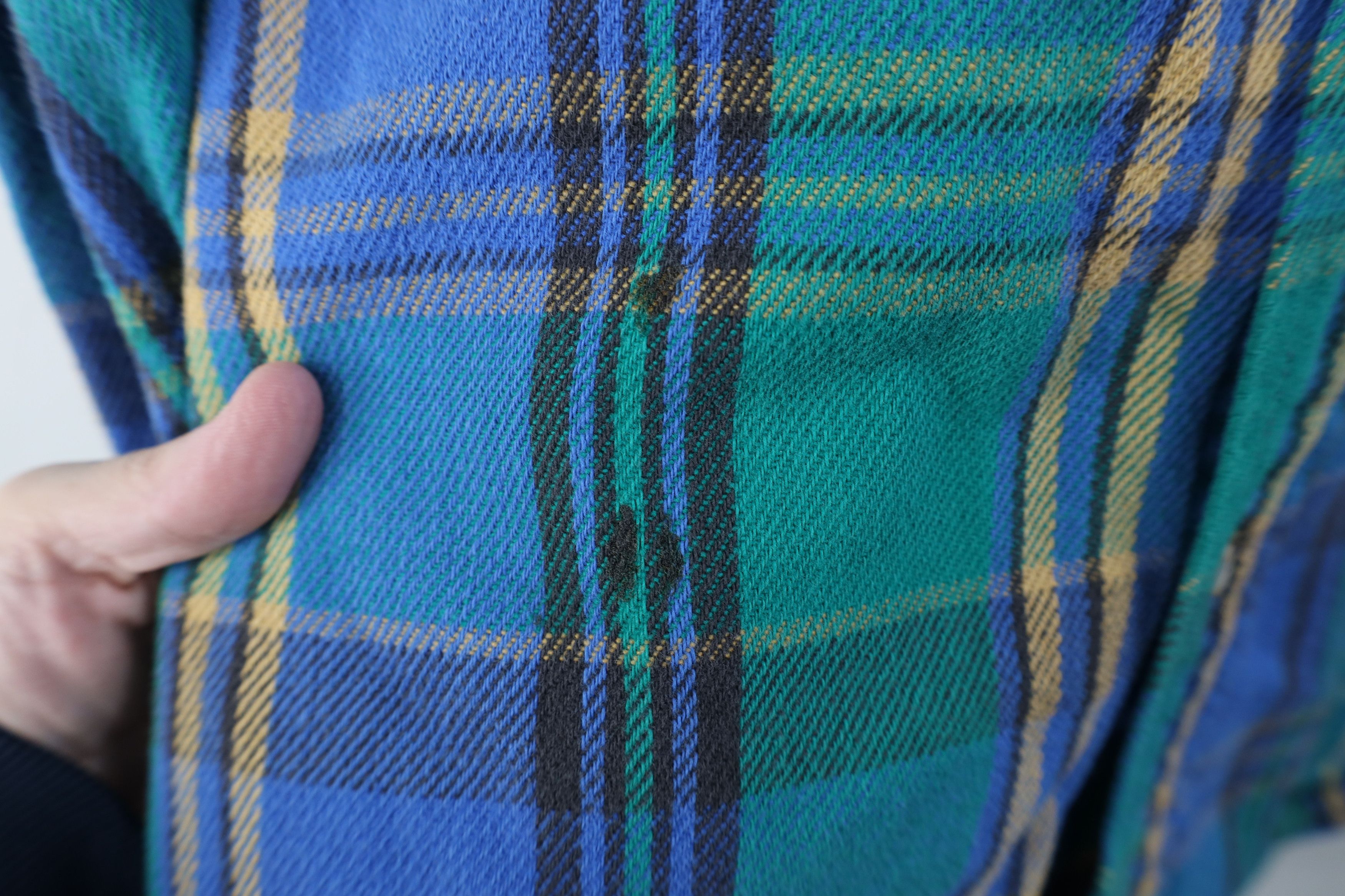 FiveBrother Vintage 90s Five Brother Heavyweight Flannel Button Shirt Size US XL / EU 56 / 4 - 4 Thumbnail