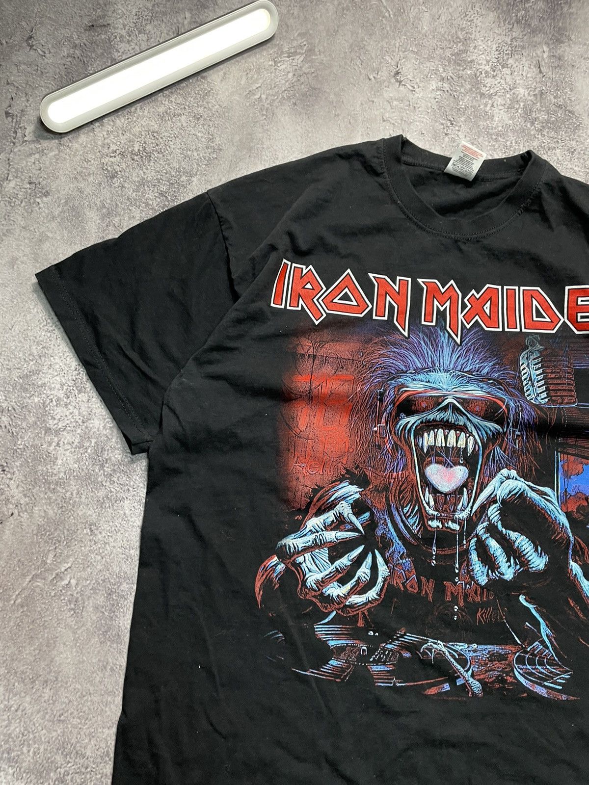 Band Tees Iron Maiden Vtg 2003 Till I'm Dead Tour Tee Faded XL Y2K Size US XL / EU 56 / 4 - 2 Thumbnail