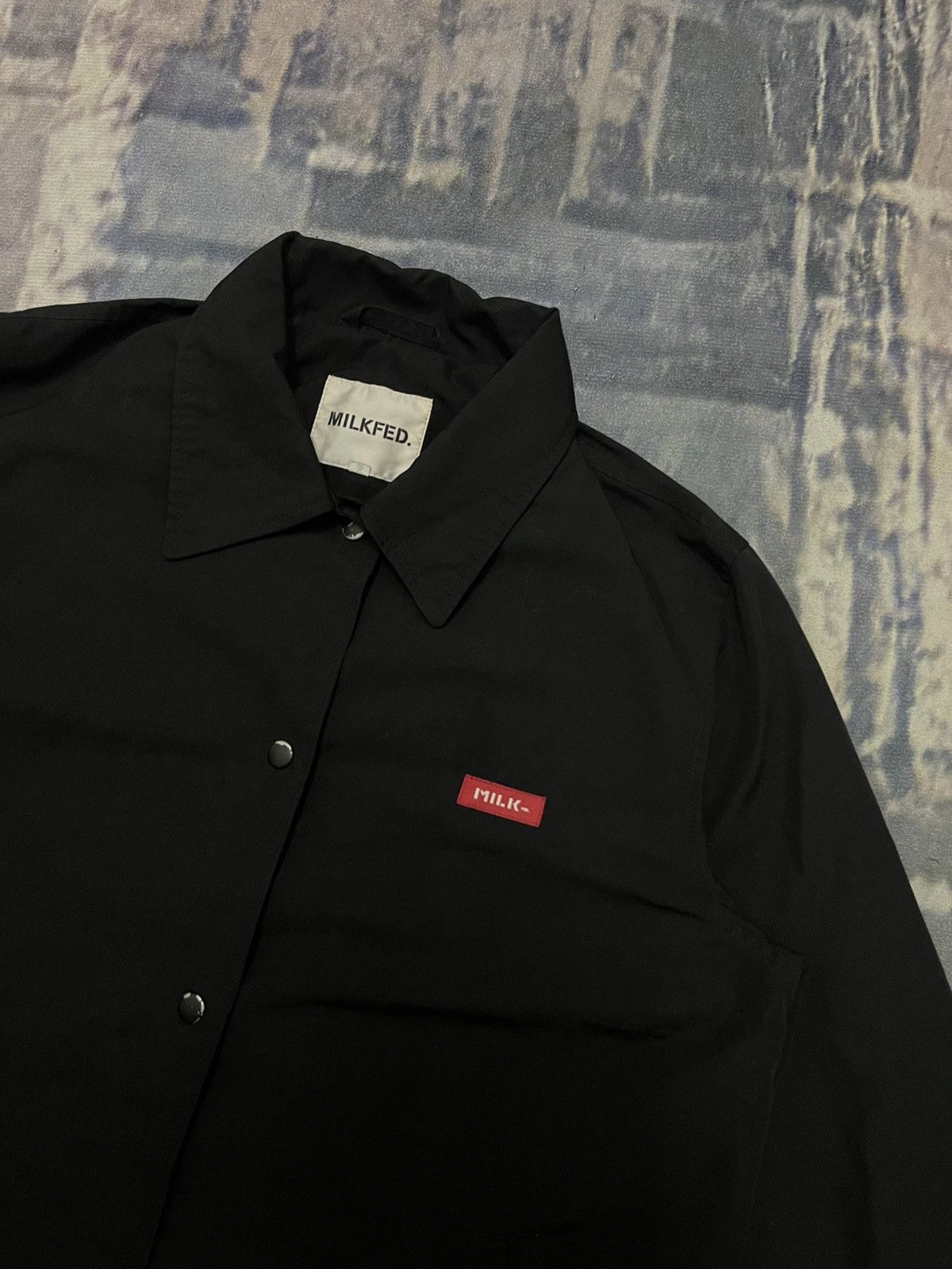 Japanese Brand 2000s MILKFED SPELLOUT COACH JACKET RARE DESIGN Size US S / EU 44-46 / 1 - 6 Thumbnail