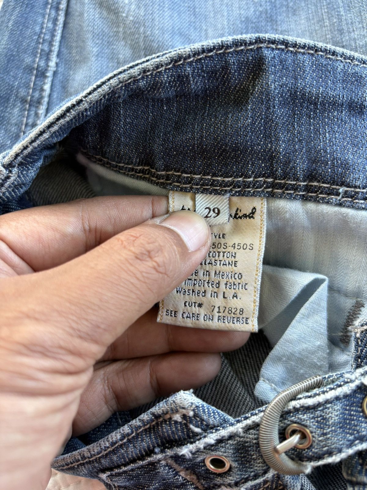 Other Seven For All Mankind Buckle Detail Bootcut Flare Rare Size US 29 - 17 Thumbnail
