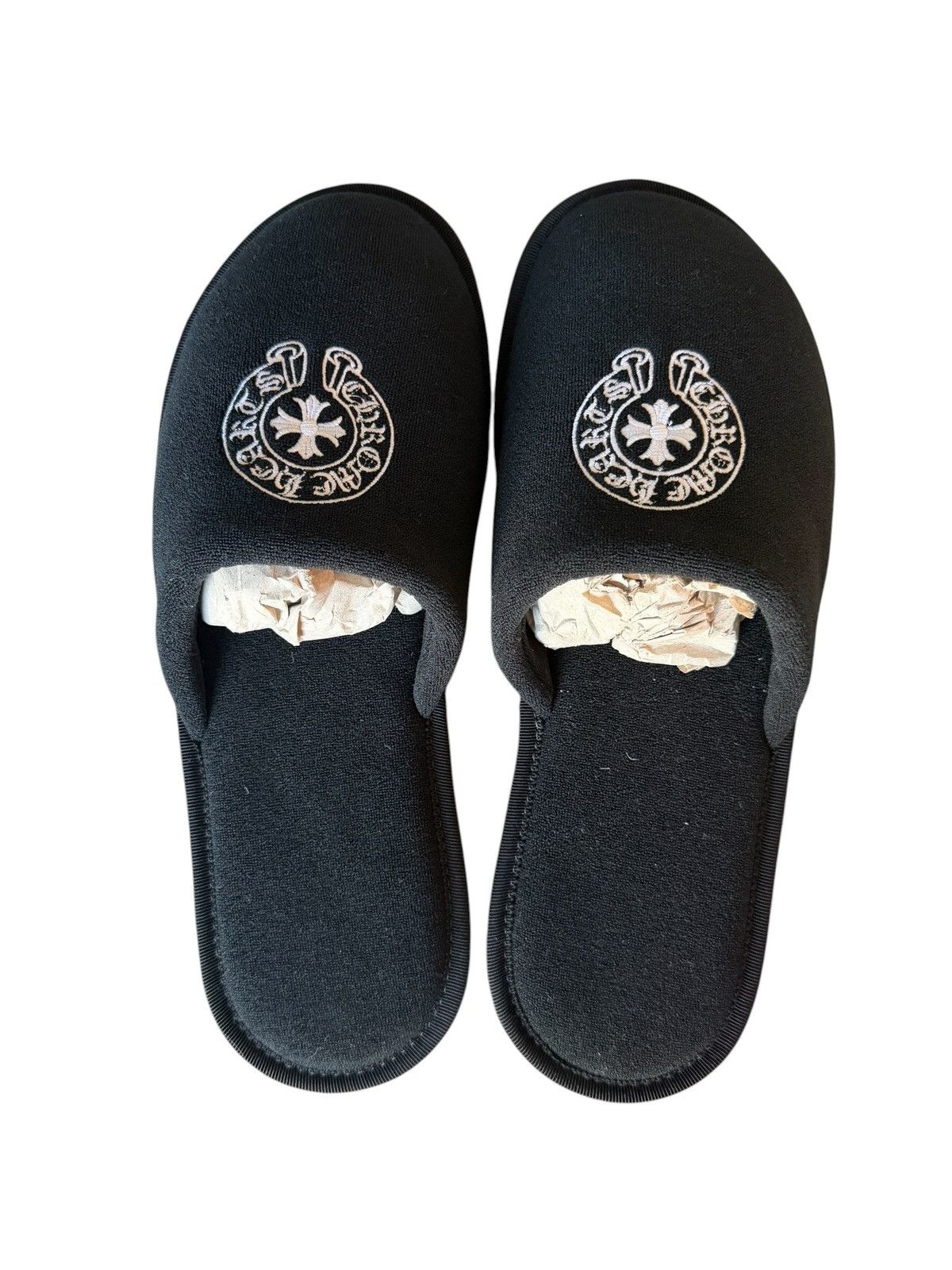 Chrome Hearts Chrome Hearts “Hotel Slipper” Blk Size US 12 / EU 45 - 2 Thumbnail