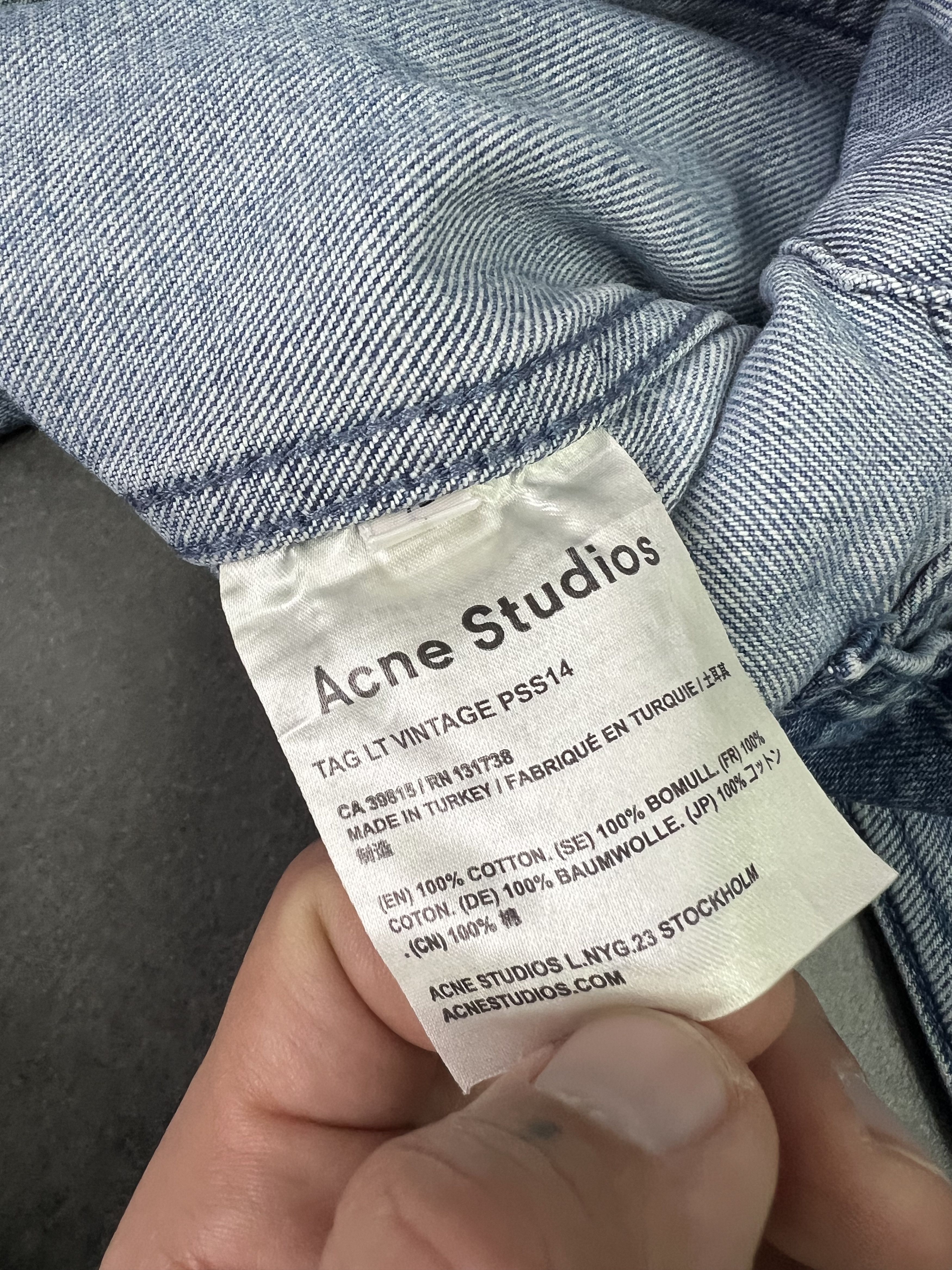 Acne Studios Acne studios SS14 vintage washed cropped denim jacket Size M / US 6-8 / IT 42-44 - 10 Thumbnail