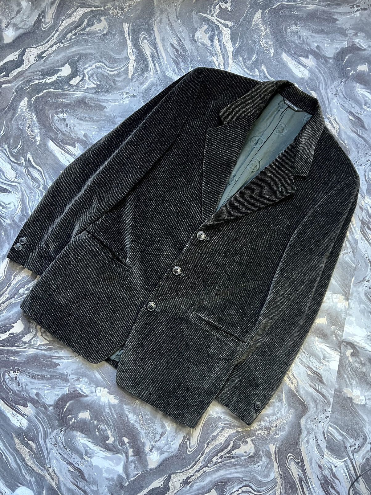Versace Velvet VERSACE Blazer Jacket Size US M / EU 48-50 / 2 - 2 Thumbnail