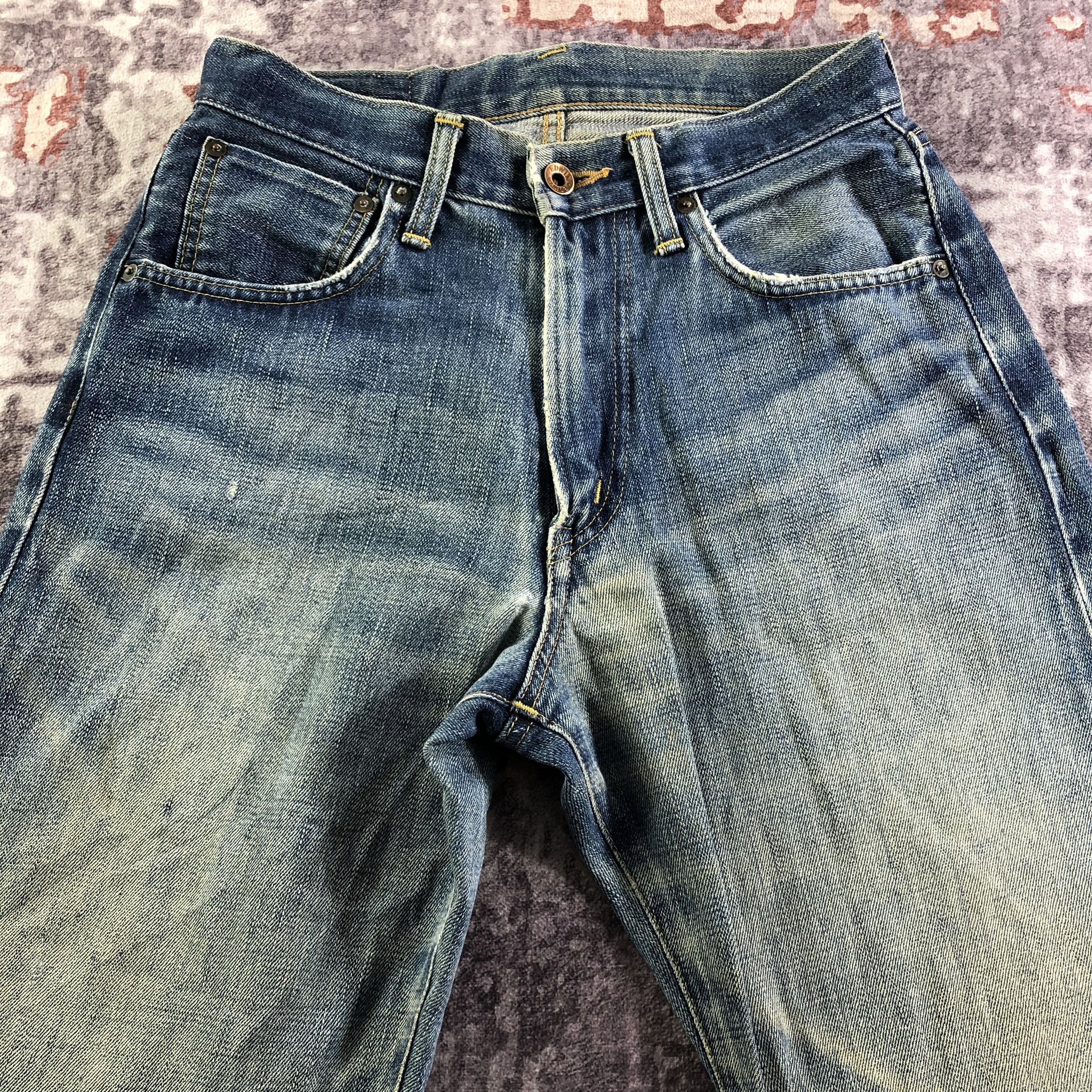 Edwin Vintage Redline Edwin 505 Jeans-JM3537 Size US 29 - 3 Thumbnail