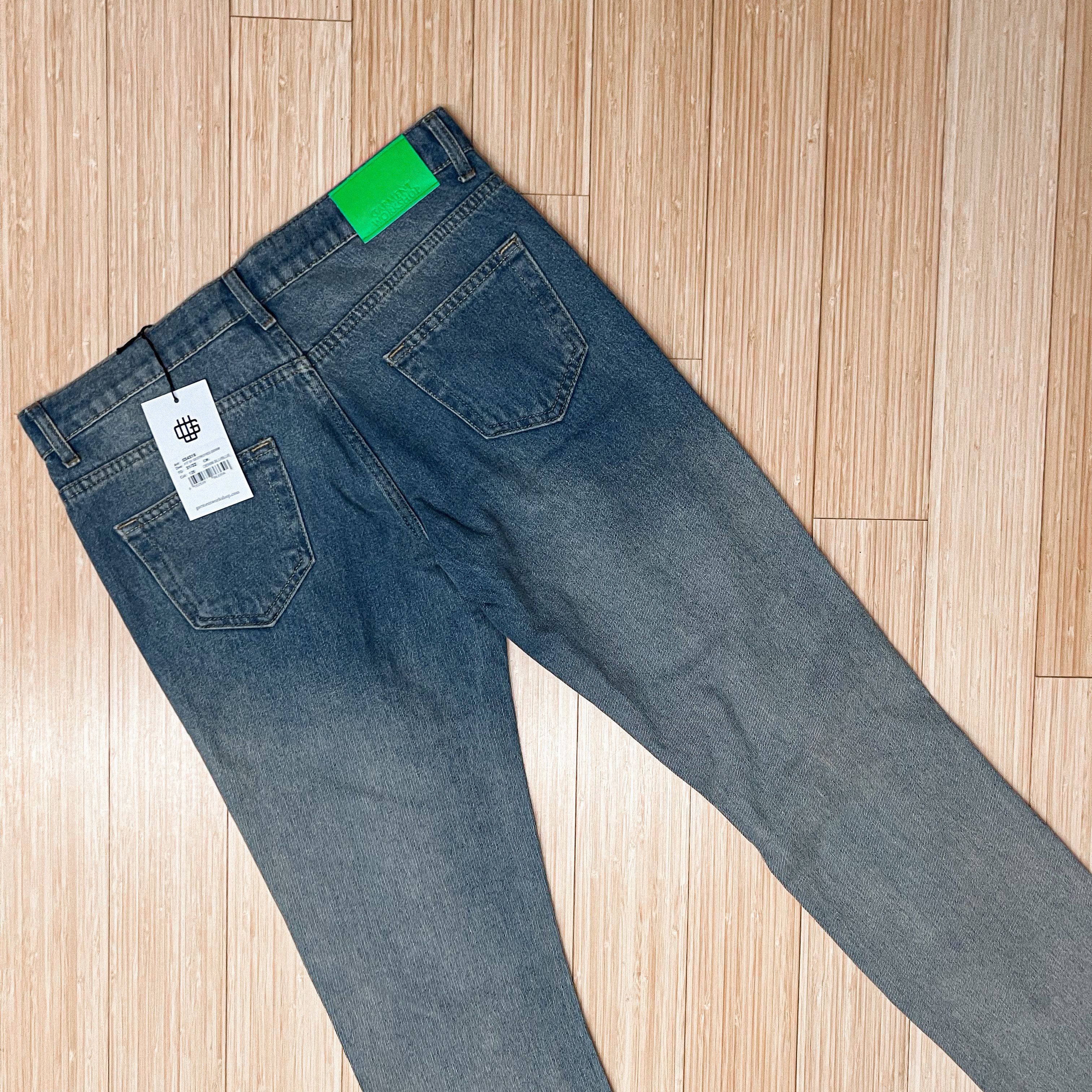 Garment Project Garment Workshop FIT01 Destroyed Blue Denim Size US 31 - 2 Thumbnail