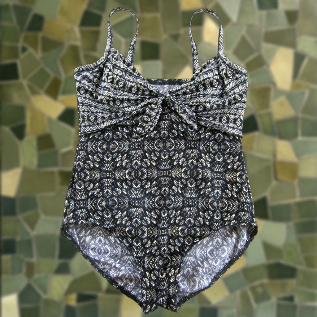 Vintage VINTAGE Miraclesuit Black Gold Slimming Underwire One Piece Swimsuit Women 14 Size ONE SIZE - 1 Thumbnail