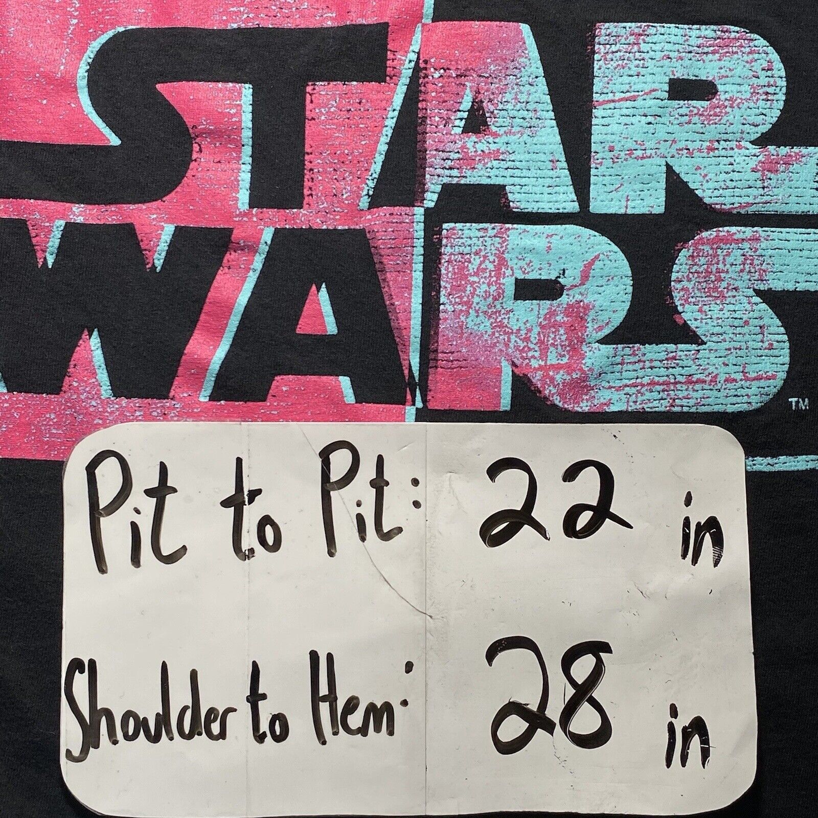 Mad Engine Star Wars Graphic T Shirt Black & Pink Movie Logo Size US L / EU 52-54 / 3 - 8 Thumbnail
