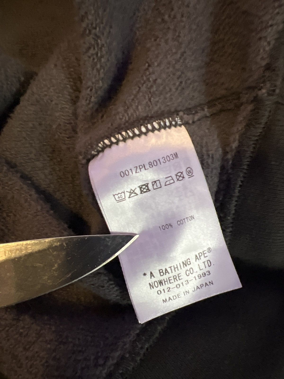 Bape Bape Black Zip-up Hoodie XL Size US XL / EU 56 / 4 - 11 Thumbnail