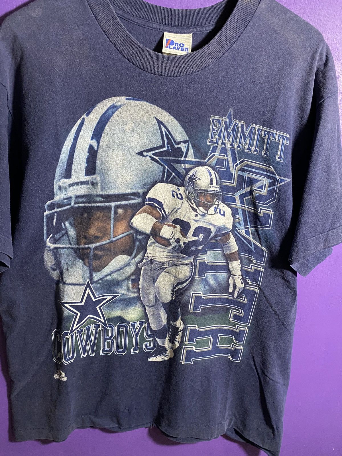 Pro Player Vintage 90s Dallas cowboys Emmitt smith player tee Size US L / EU 52-54 / 3 - 3 Thumbnail