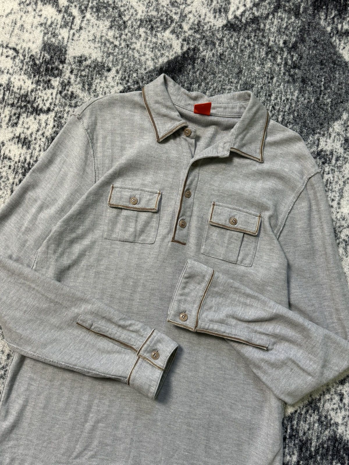 Hugo Boss Vintage Hugo Boss Polo Classic Long Sleeve Casual 90s Y2K Size US M / EU 48-50 / 2 - 7 Thumbnail