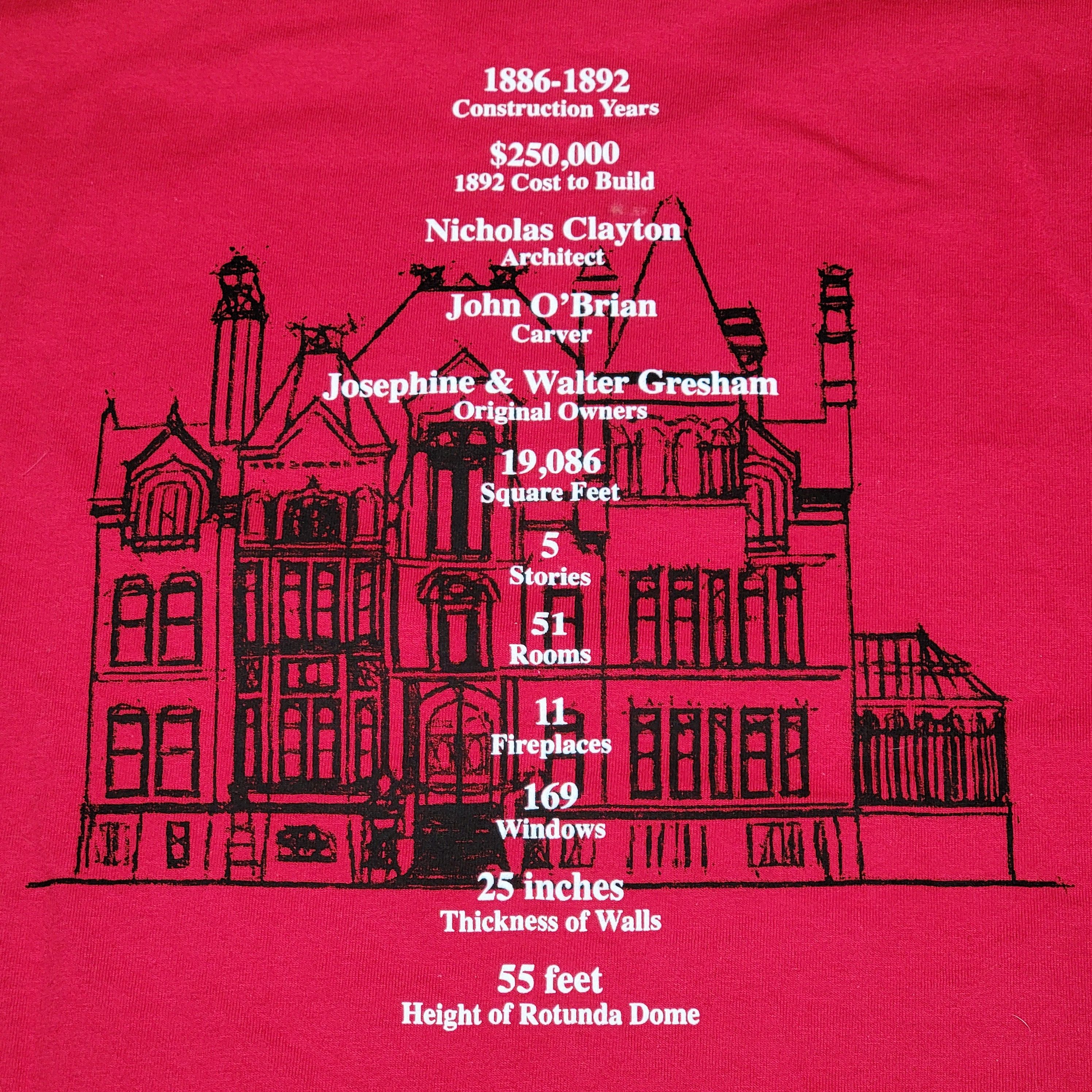 Hanes The Bishop's Palace Galveston Texas Tee (Hanes) - Small* NWT Size S / US 4 / IT 40 - 4 Thumbnail