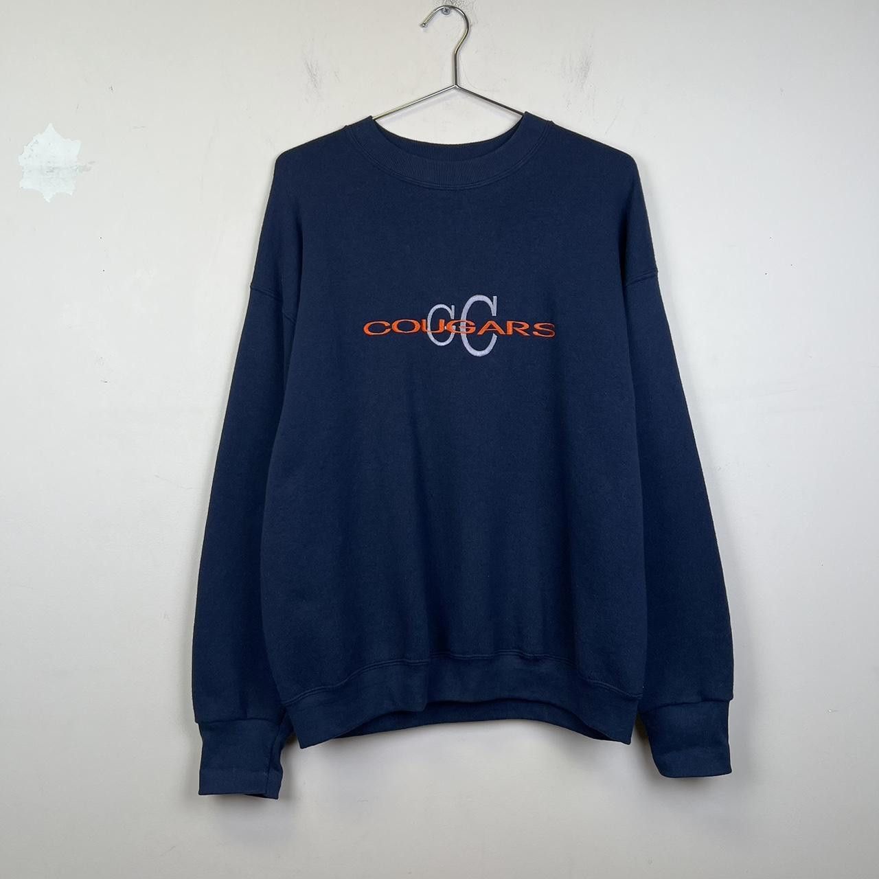 Fruit Of The Loom Vintage Fruit of the Loom Cougars Sweatshirt 90s L Size US L / EU 52-54 / 3 - 1 Thumbnail