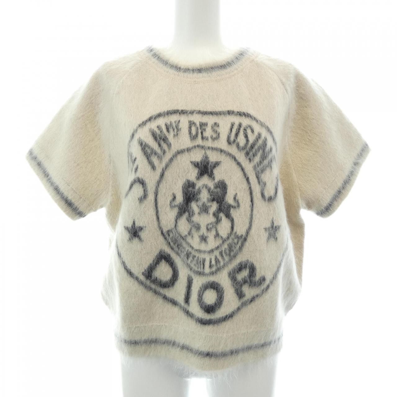 Dior Dior Christian Dior L'UNION FAIT FORCE Cashmere Blend Knitwear Textile Tops 244S41AM410 DUTY FREE for USA Size ONE SIZE - 1 Thumbnail