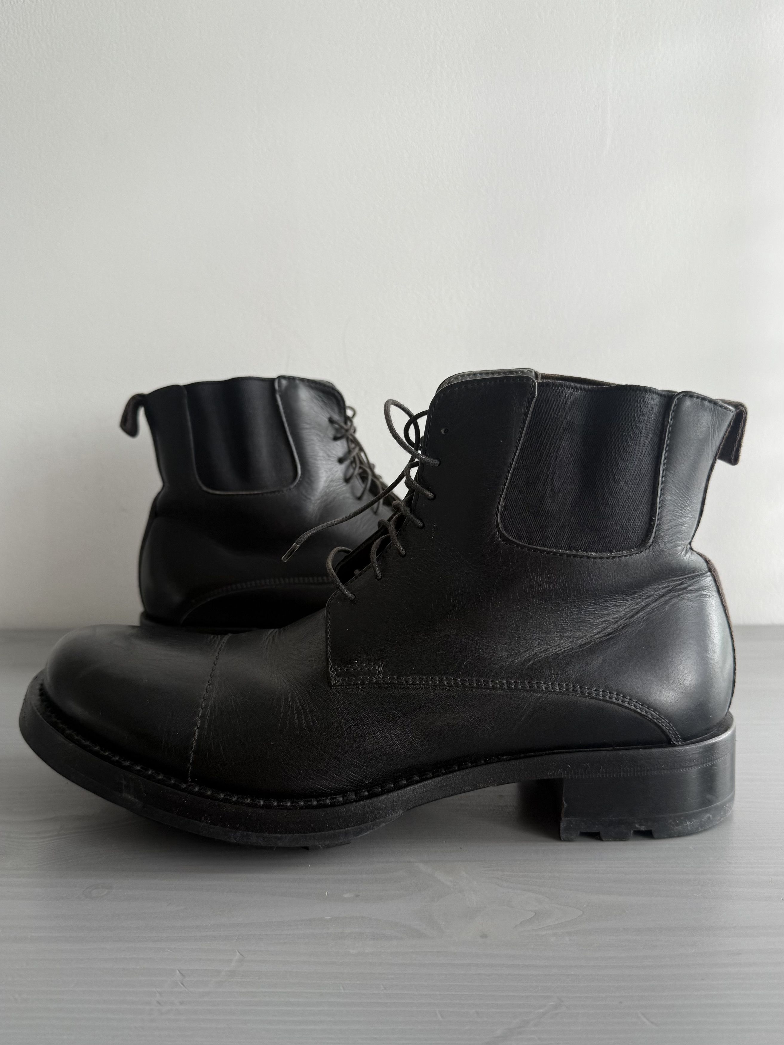 Miu Miu Miu Miu FW2002 Leather Lace Up Boots Size US 9 / IT 39 - 7 Thumbnail