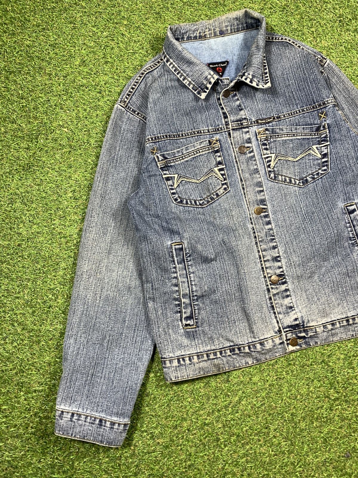 Vintage Vintage Y2K Jeans jacket denim streetwear style size M Size US M / EU 48-50 / 2 - 2 Thumbnail