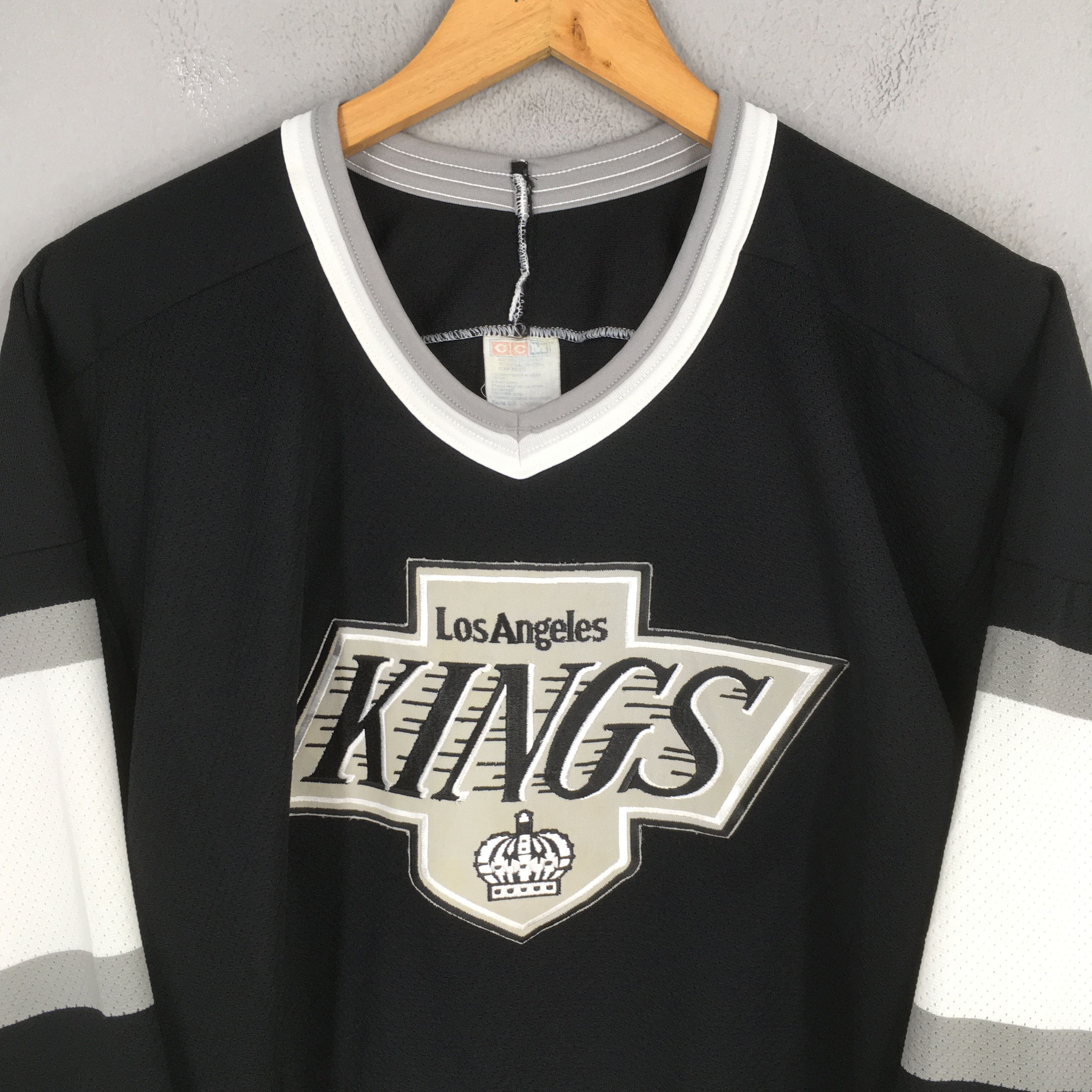 NHL Vintage 1990s Los Angeles Kings NHL Black Jersey M Size US M / EU 48-50 / 2 - 2 Thumbnail