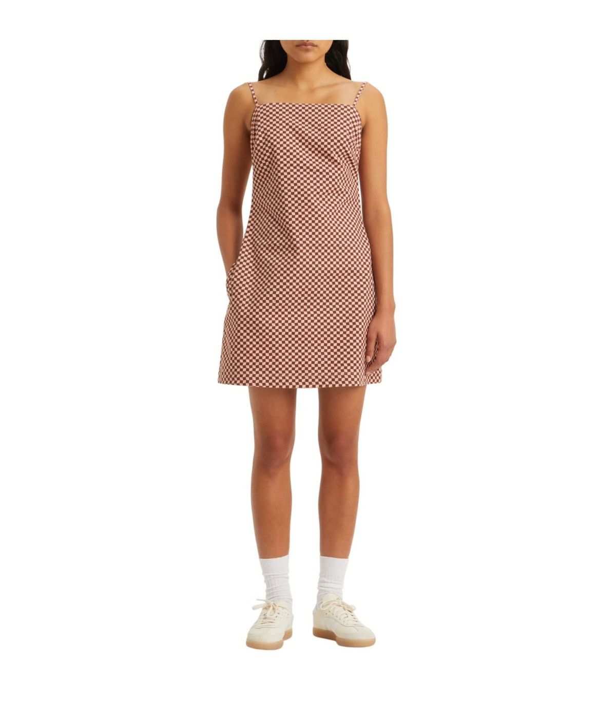 Levi's Levi’s Danny Geo Cherry Mahogany Mini Dress XS Size XS / US 0-2 / IT 36-38 - 8 Thumbnail