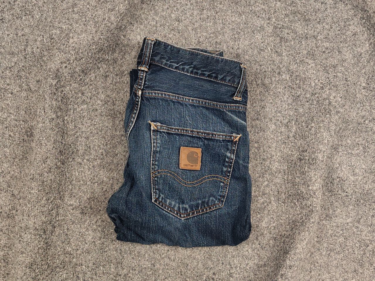 Carhartt Vintage 90's Carhartt Work Pronco Pocket Faded denim Jeans Size US 28 / EU 44 - 1 Thumbnail