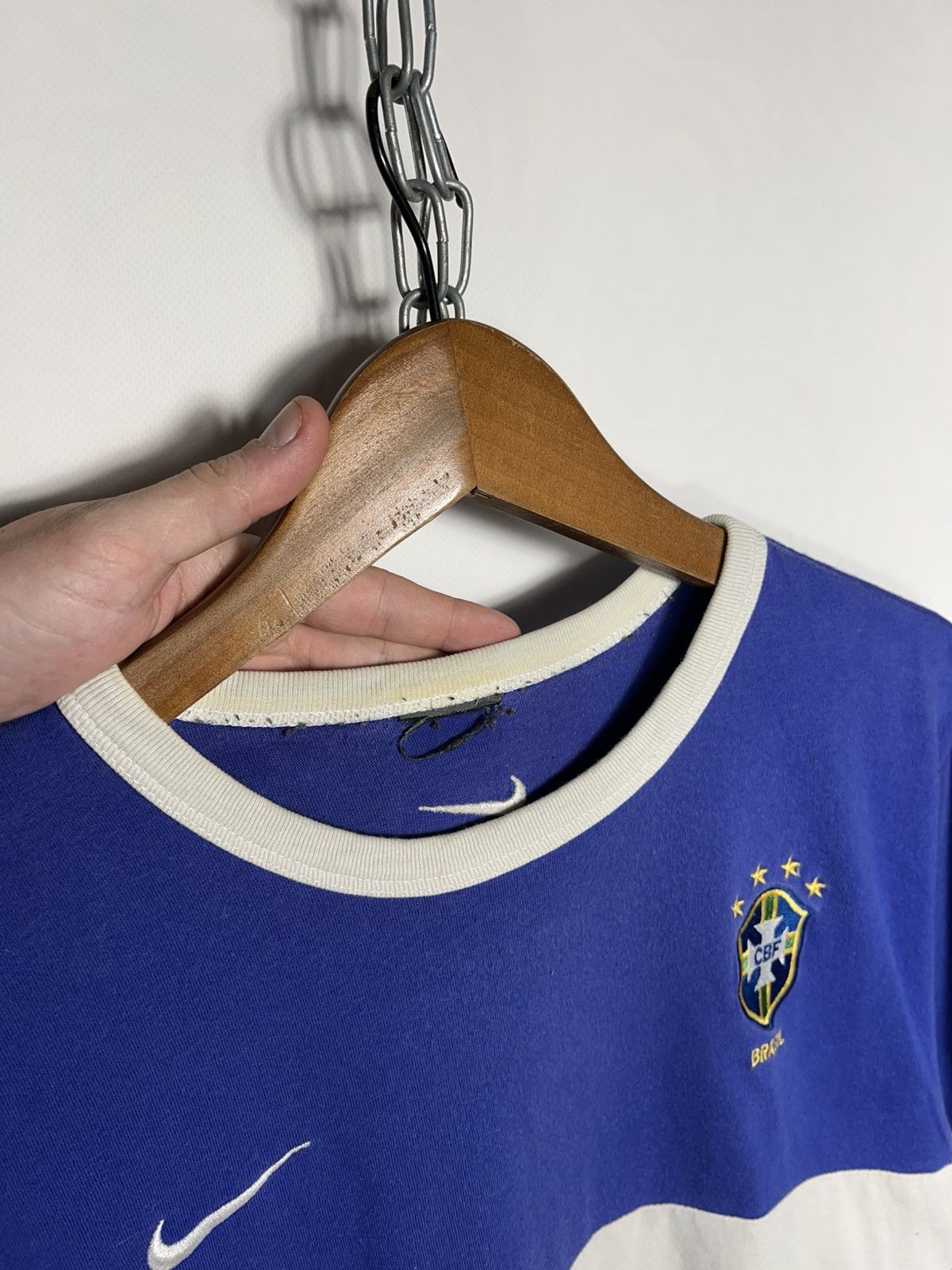 Vintage Vintage Nike Brazil Cotton T-shirt Size L Size US L / EU 52-54 / 3 - 6 Thumbnail