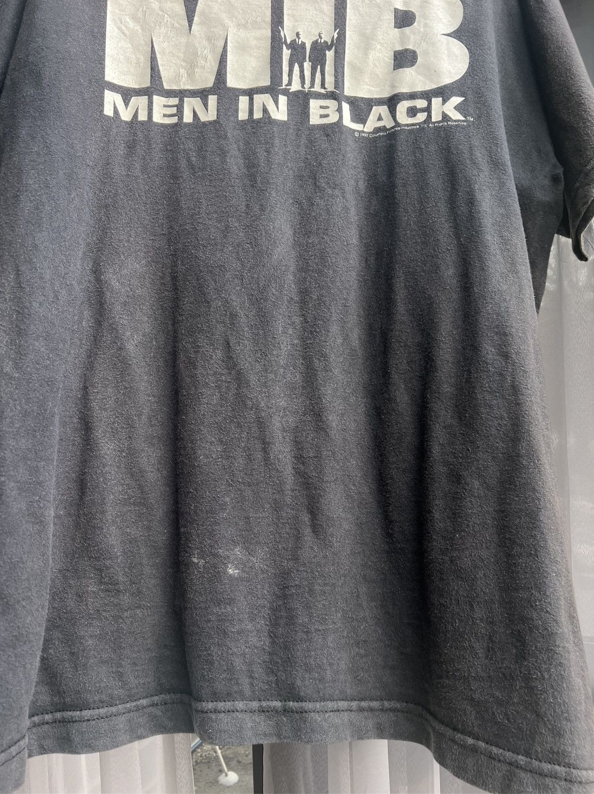 Vintage VINTAGE 90s MEN IN BLACK MOVIE PROMO TEE Size US L / EU 52-54 / 3 - 7 Thumbnail