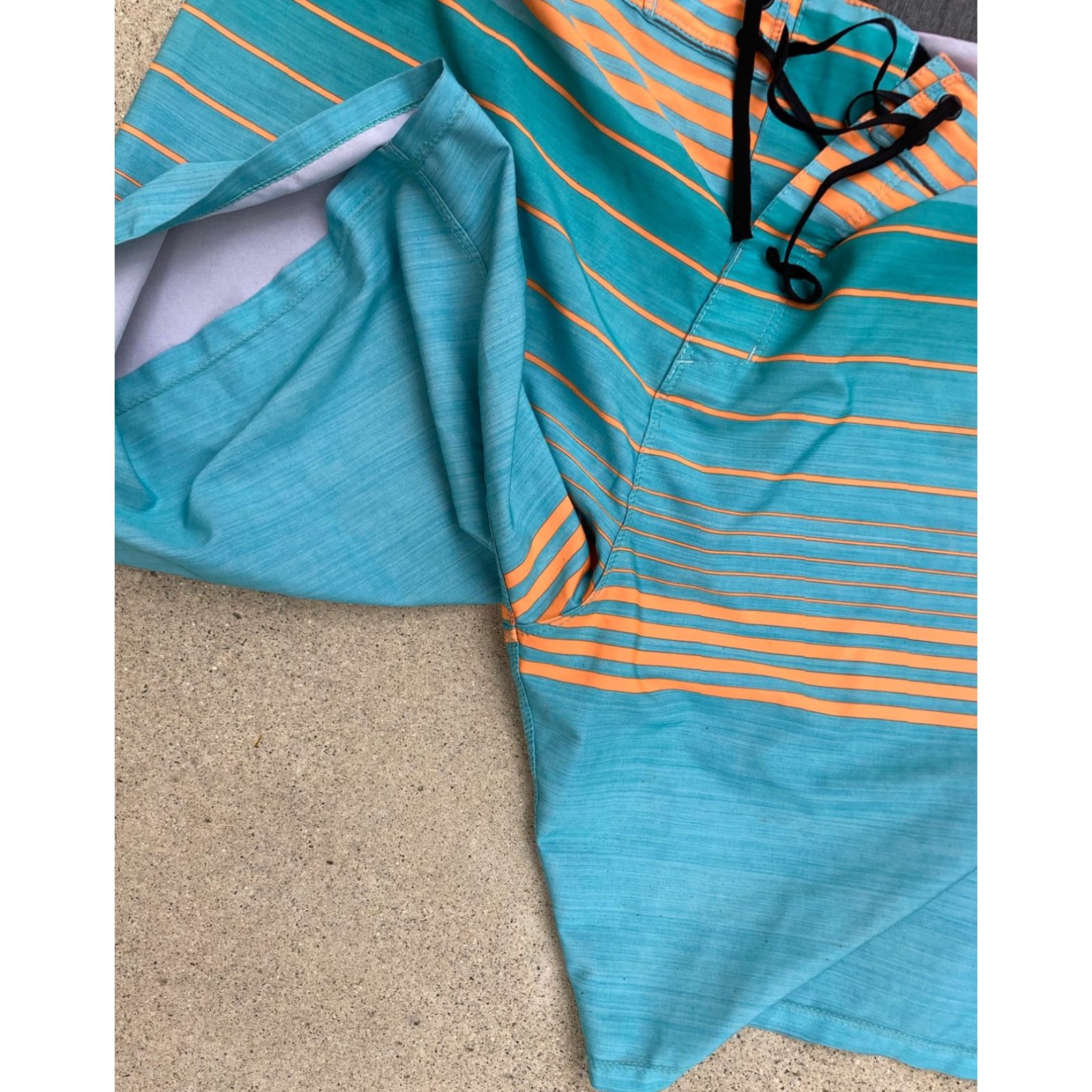 Hurley Hurley Phantom Board Shorts Men Turquoise 38 Poly Logo Surf Beach Sun 90s Band City Modern Logo Pockets Lightweight Slimming Size US 38 / EU 54 - 7 Thumbnail