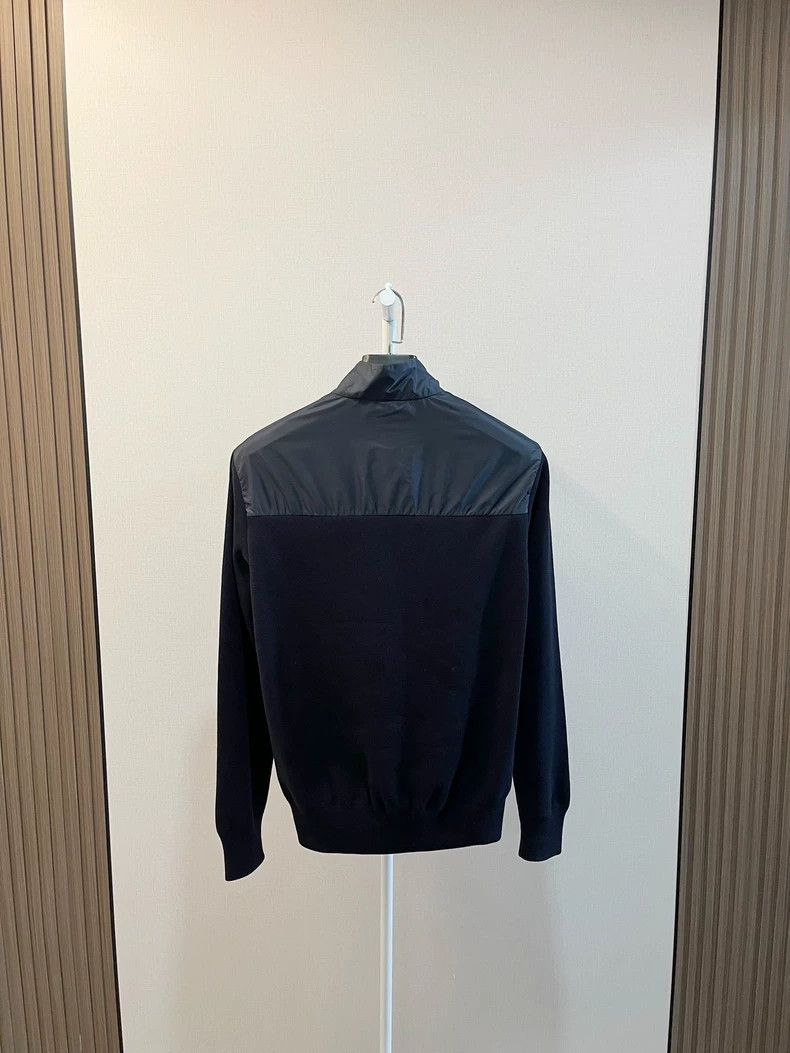 Prada Prada Dark blue stitching zipper jacket 2502-Nextarrow Size US M / EU 48-50 / 2 - 2 Thumbnail