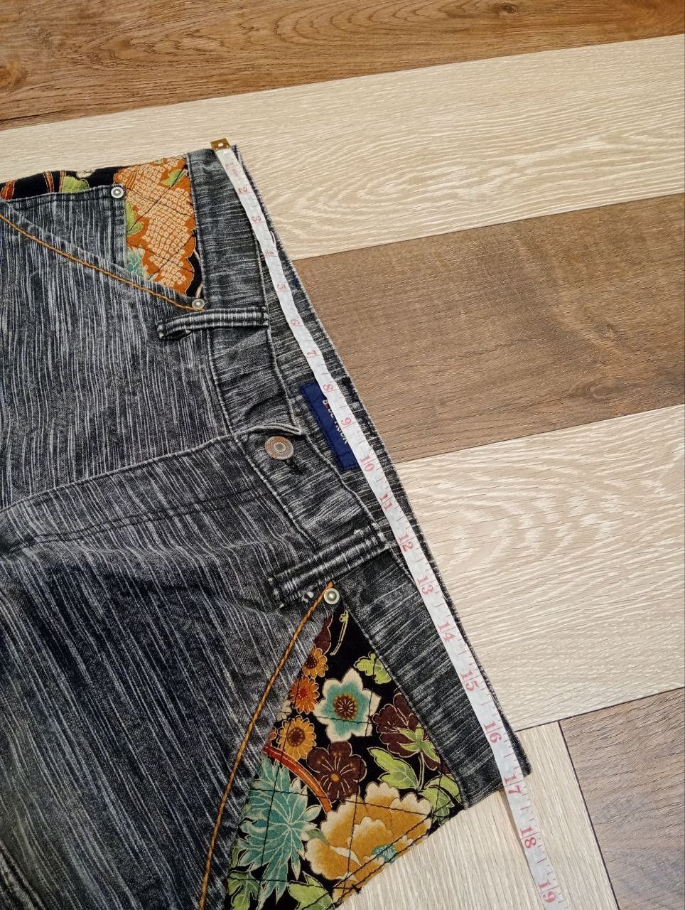 Japanese Brand JAPANESE BLUE TRICK SUKAJAN DENIM PANTS Size US 34 / EU 50 - 12 Thumbnail