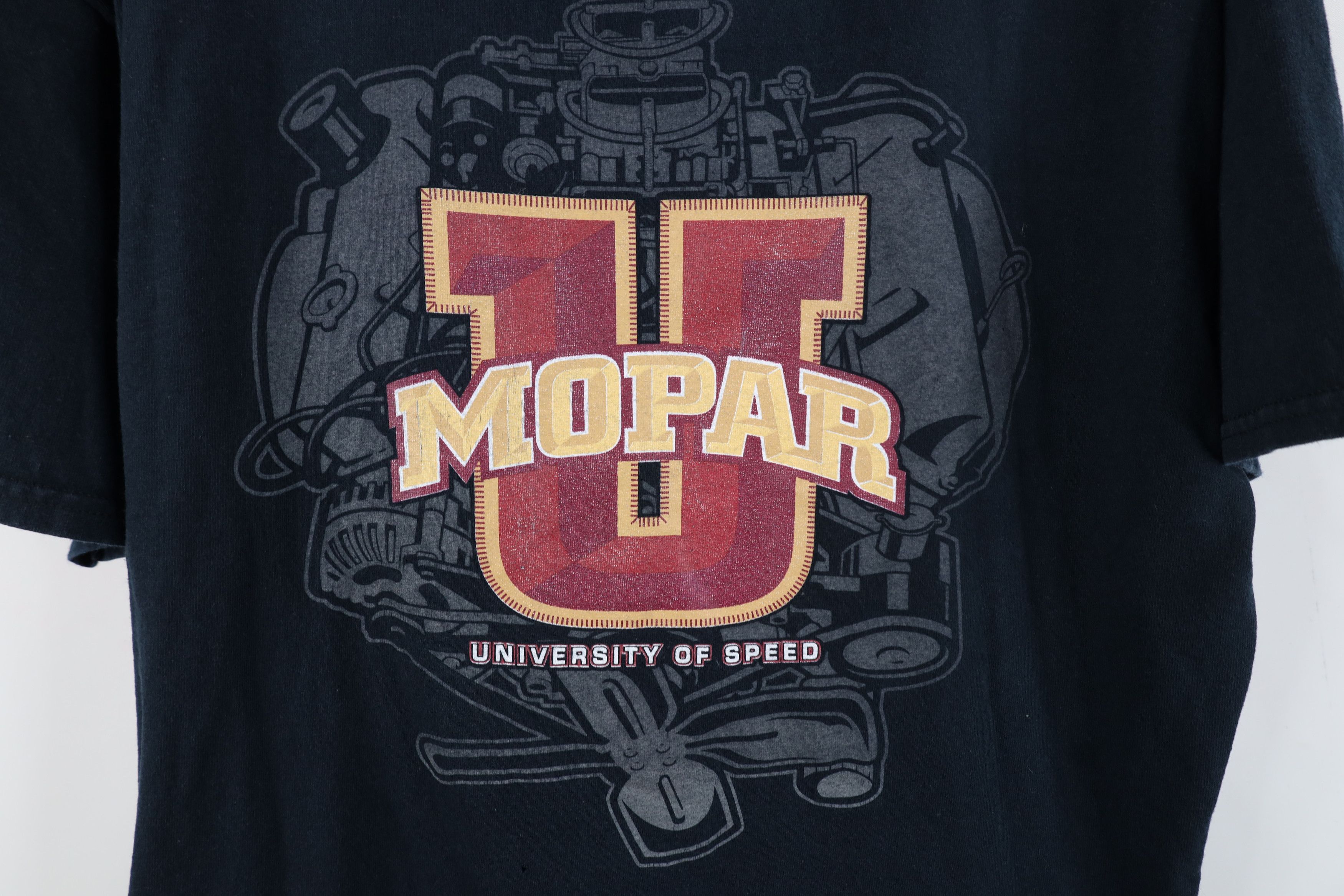 Vintage Vintage Mopar U University of Speed Short Sleeve T-Shirt Size US XL / EU 56 / 4 - 4 Thumbnail