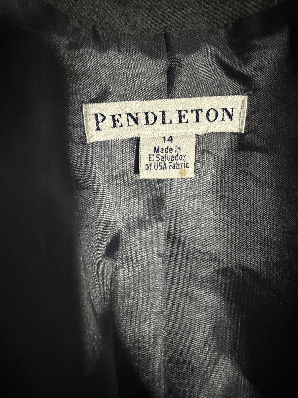 Pendleton VTG Pendleton Old Money Gray Wool Blazer Size 14 Size XL / US 12-14 / IT 48-50 - 3 Thumbnail