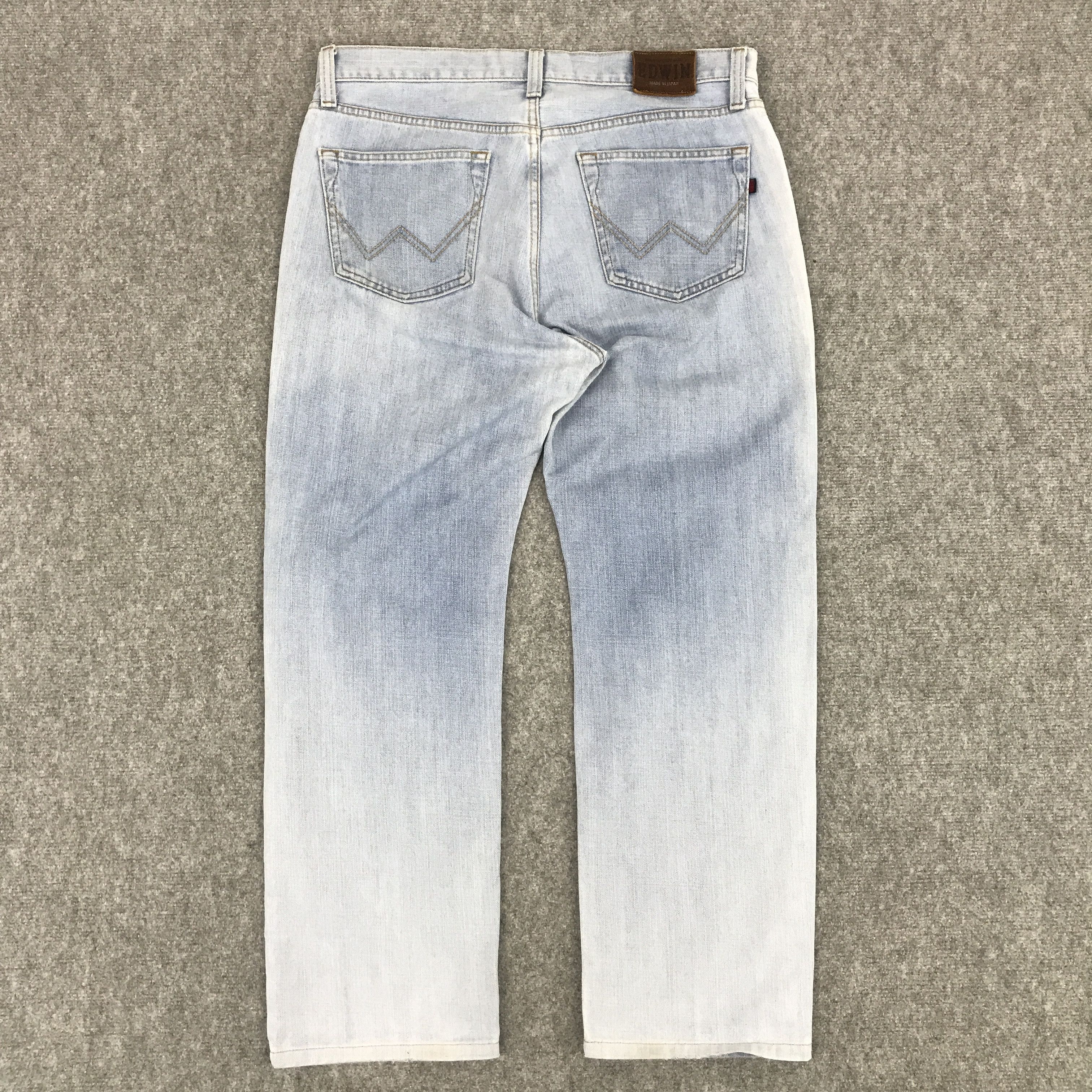 Edwin × Japanese Brand JAPANESE DESIGN STYLE EDWIN LIGHT WASH DENIM JEANS PANTS Size US 35 - 4 Thumbnail