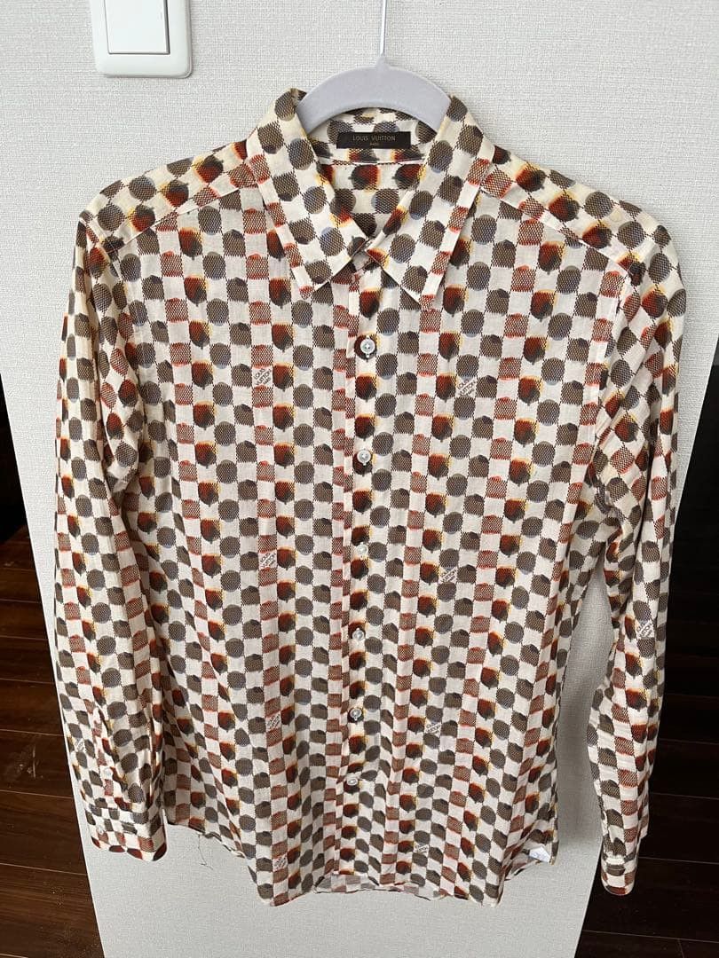 Louis Vuitton Louis Vuitton Checkered Long Sleeve Shirt Size US S / EU 44-46 / 1 - 1 Thumbnail