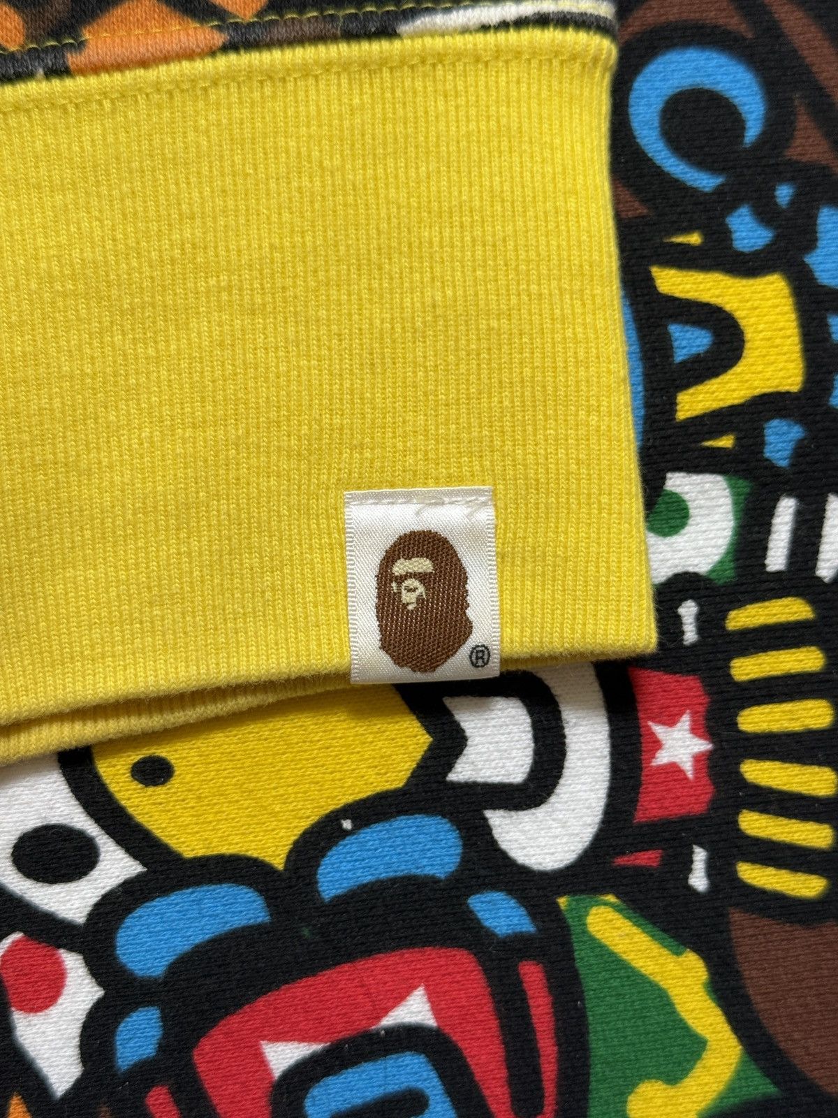 Bape A Bathing Ape Yellow Galaxy Camo Shark Hoodie Size US M / EU 48-50 / 2 - 7 Thumbnail