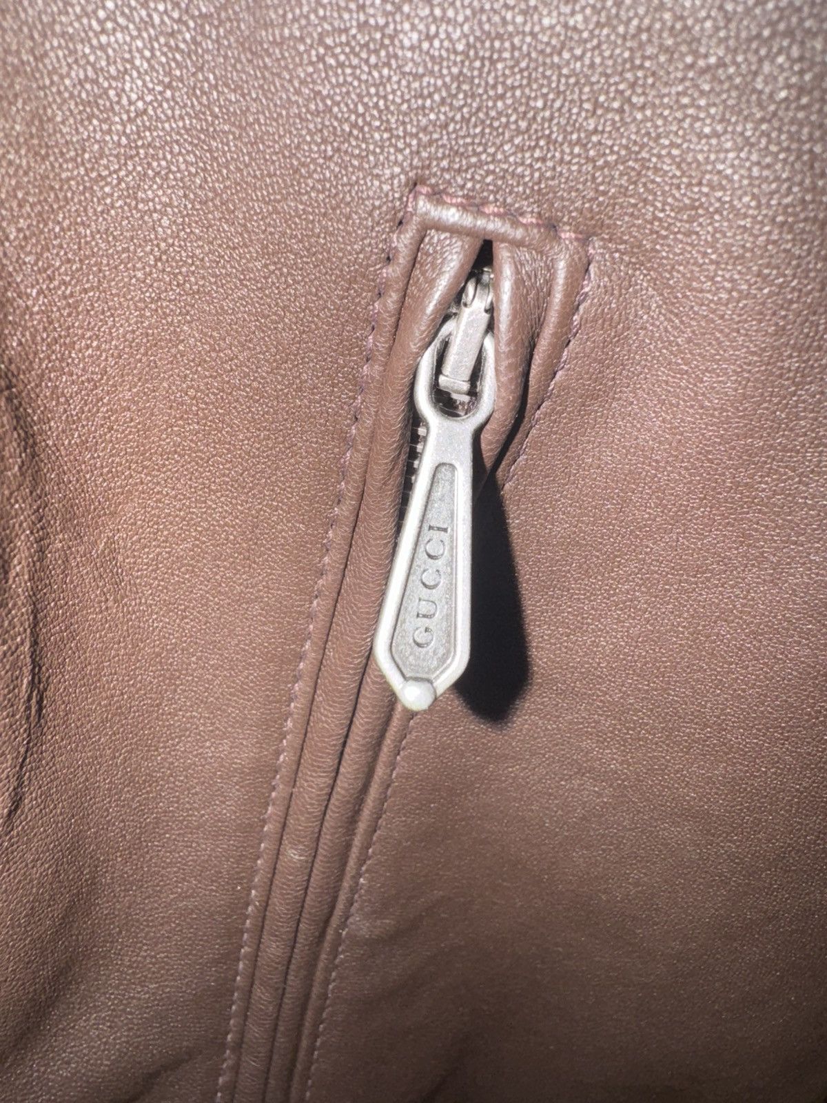 Gucci UNRELEASED Runway Demna GUCCI Leather Jacket Size US M / EU 48-50 / 2 - 5 Thumbnail