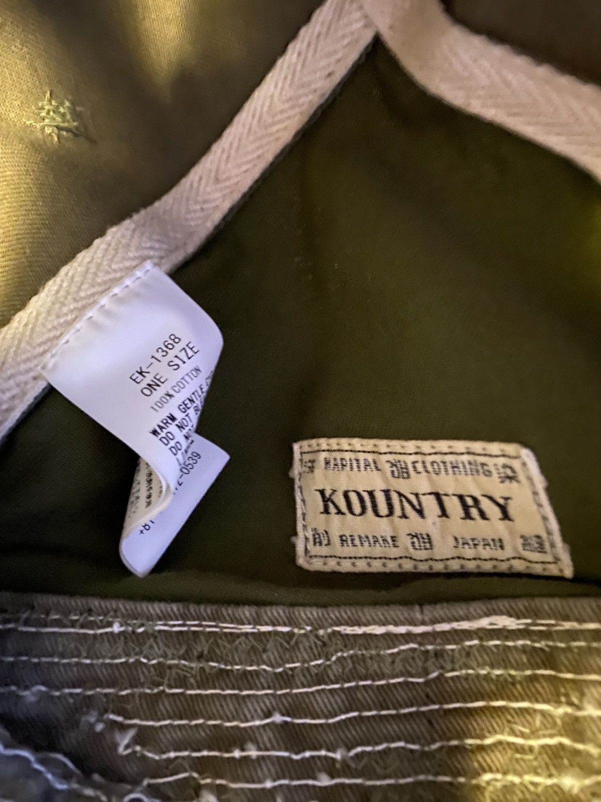 Kapital × Kapital Kountry Kapital Boro Bucket Hat Size ONE SIZE - 4 Thumbnail