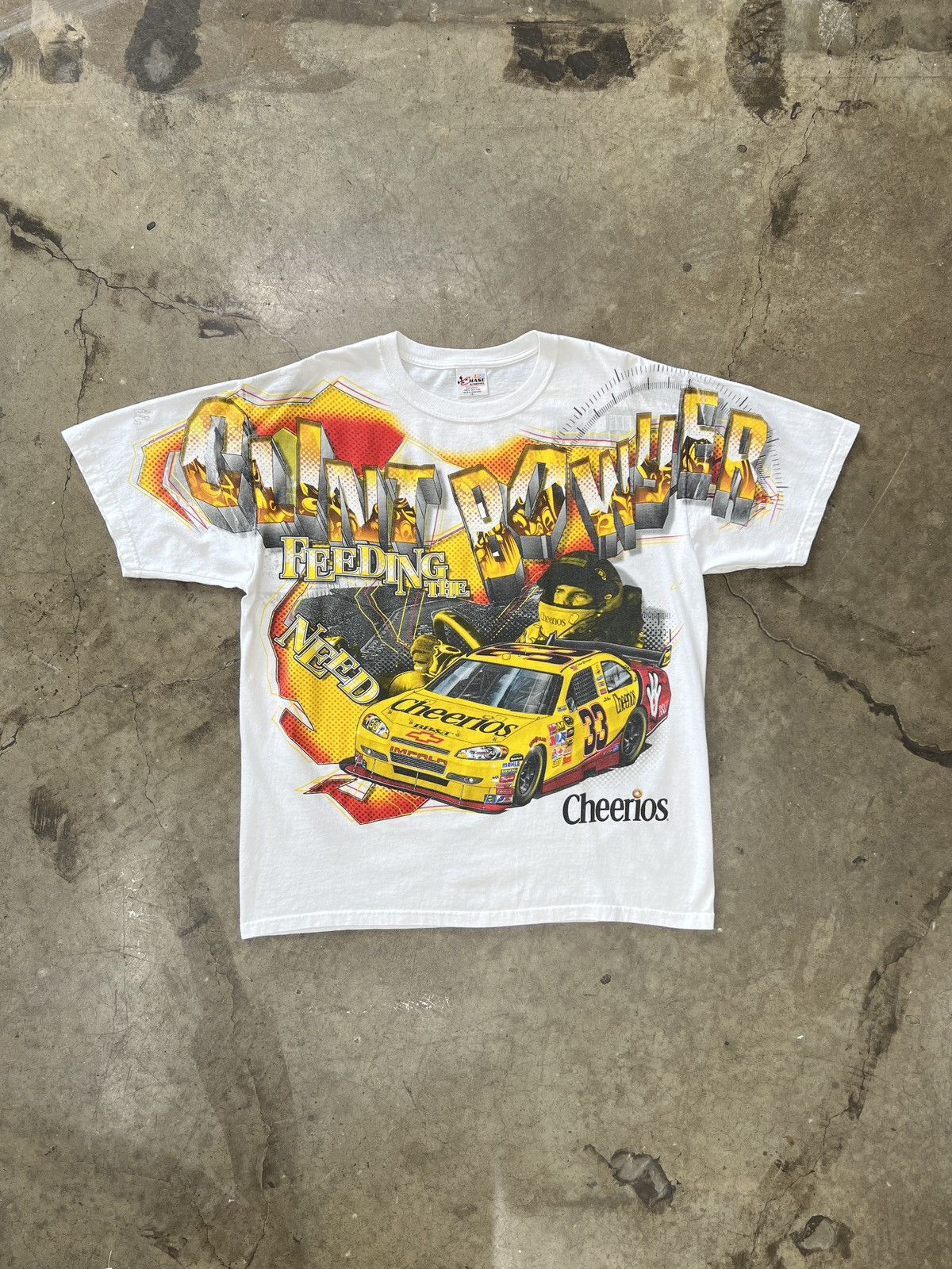 NASCAR Vintage AOP NASCAR Clint Bowyer Feeding The Need Cheerios XL Size US XL / EU 56 / 4 - 2 Thumbnail