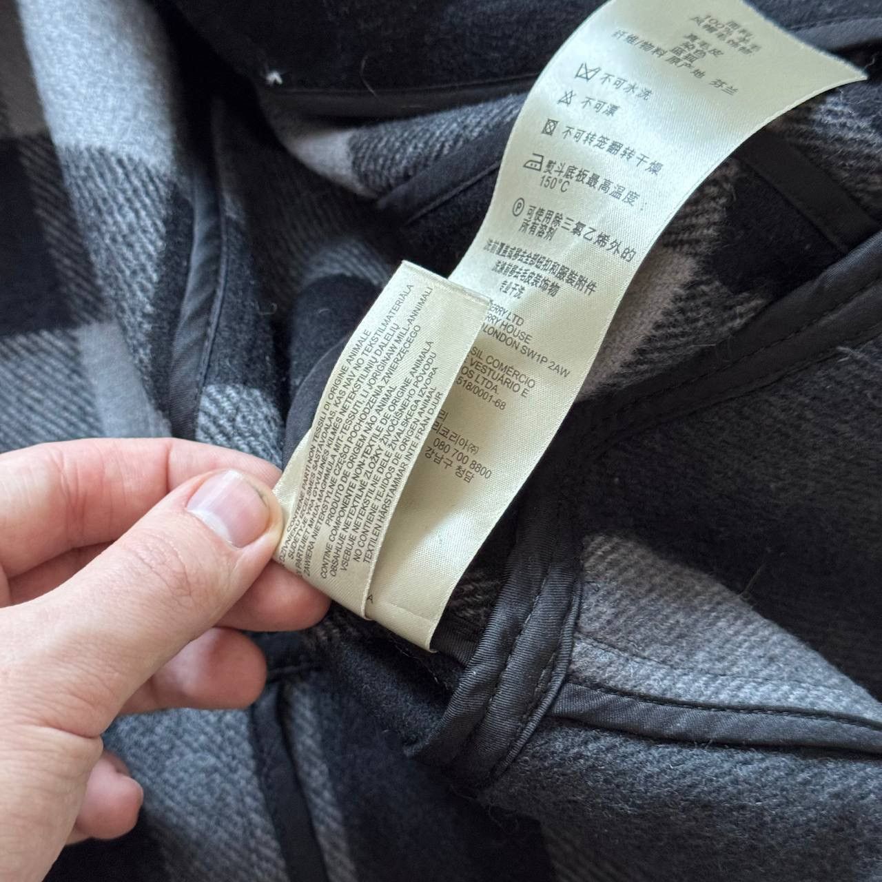 Burberry Burberry Wool Duffle Coat Nova Check England Jacket Size XL / US 12-14 / IT 48-50 - 14 Thumbnail