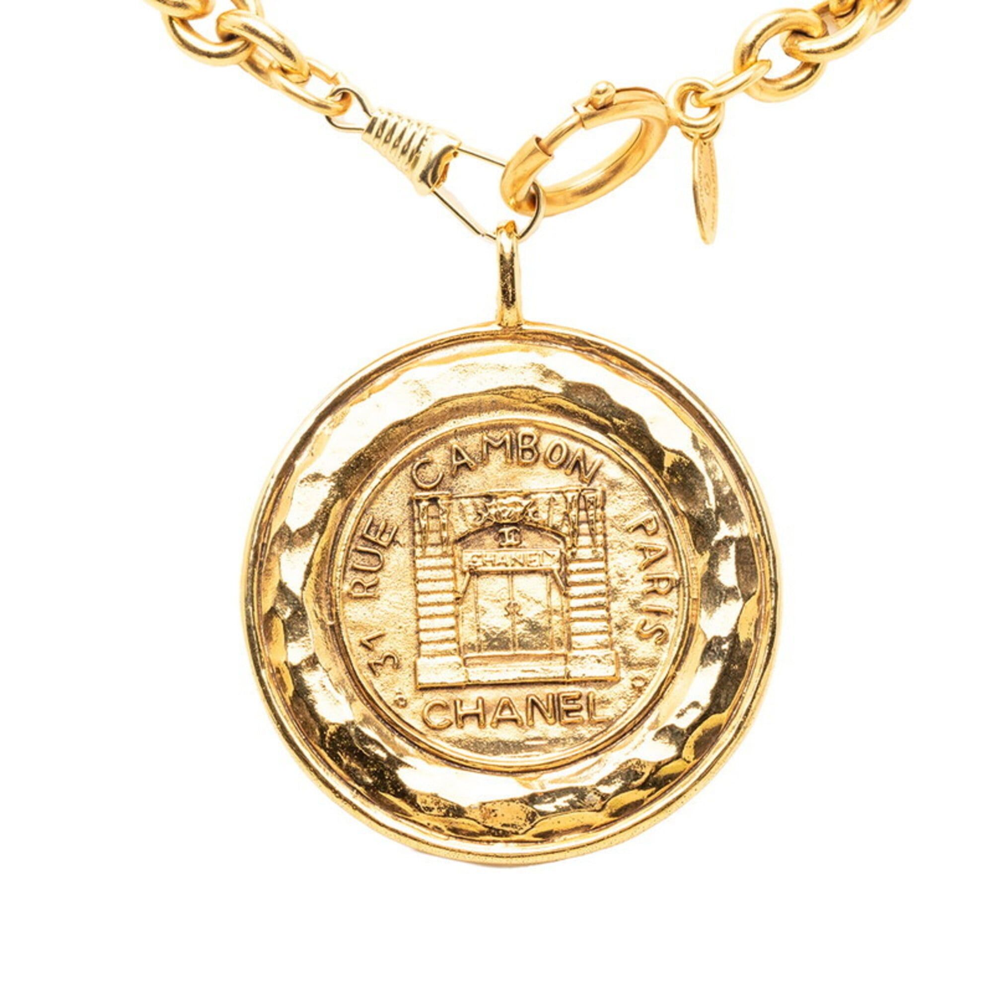 Chanel Chanel 31 RUE CAMBON PARIS Necklace, Gold Plated, Women's. Size ONE SIZE - 1 Thumbnail