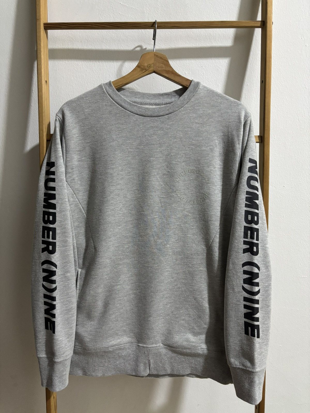 Number (N)ine Number Nine Sleeve Hit Sweatshirt Size US L / EU 52-54 / 3 - 1 Thumbnail